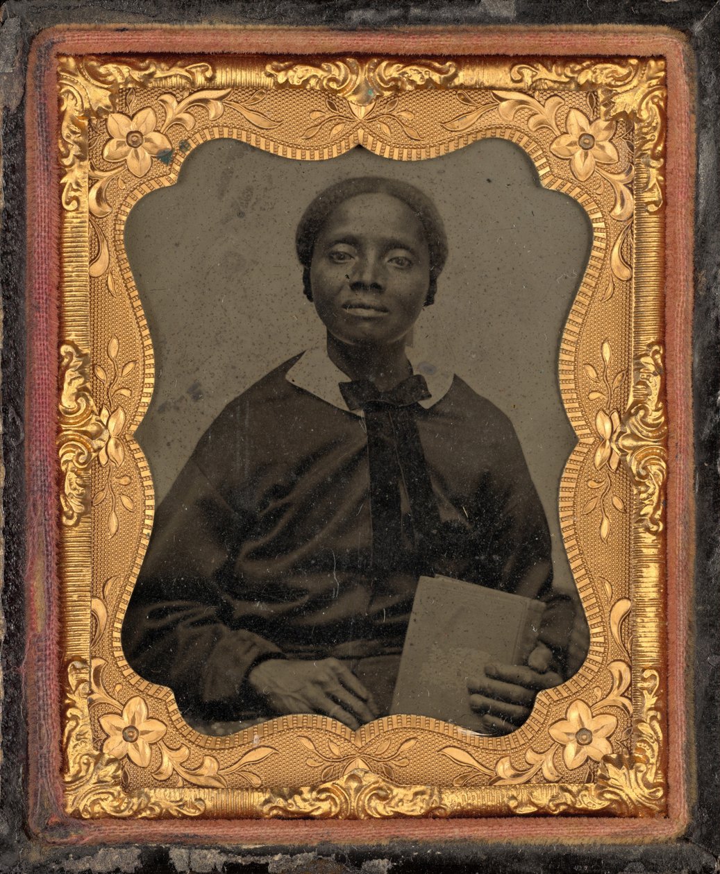 Portrét ženy, c. 1860 (foto) od American Photographer