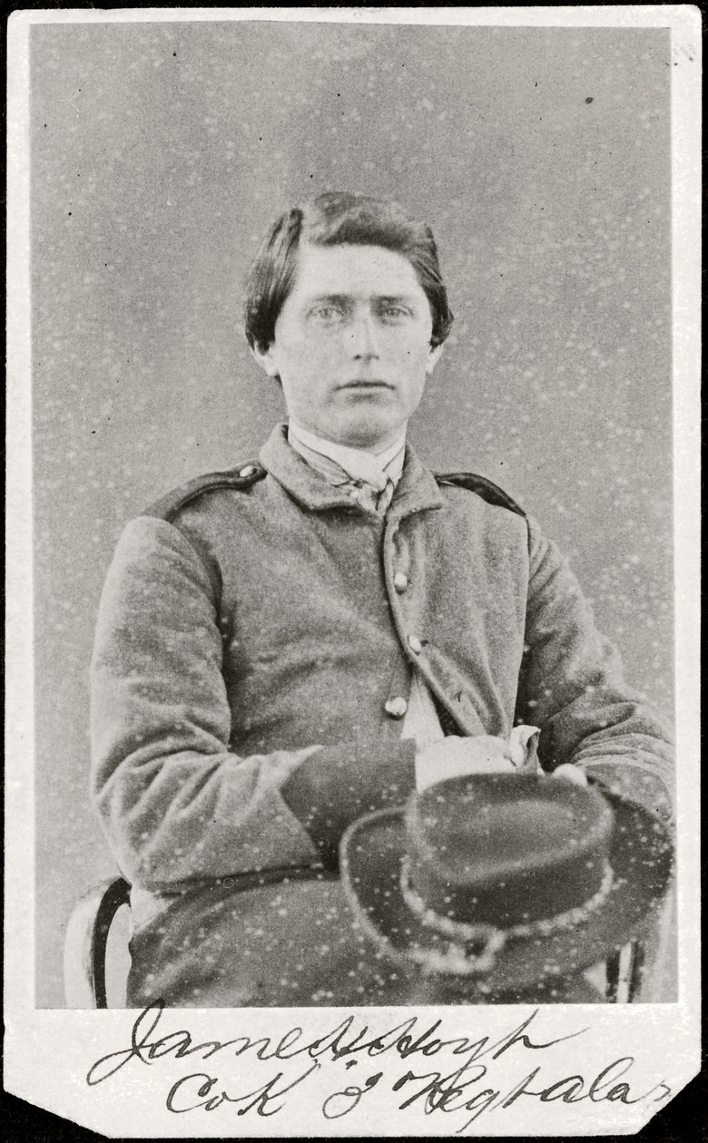 Portrét vojáka (čb fotografie) od American Photographer