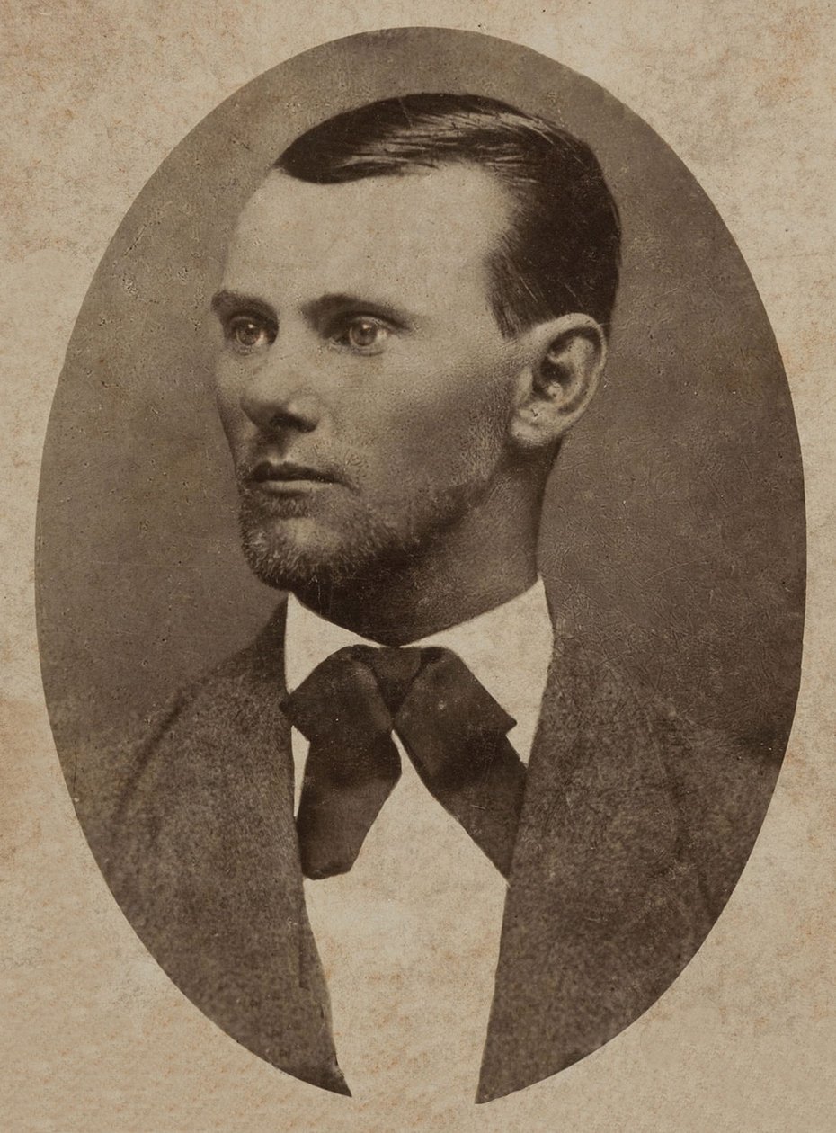 Portrét psance Jesseho Jamese (1847-1882), (foto kabinetu) od American Photographer