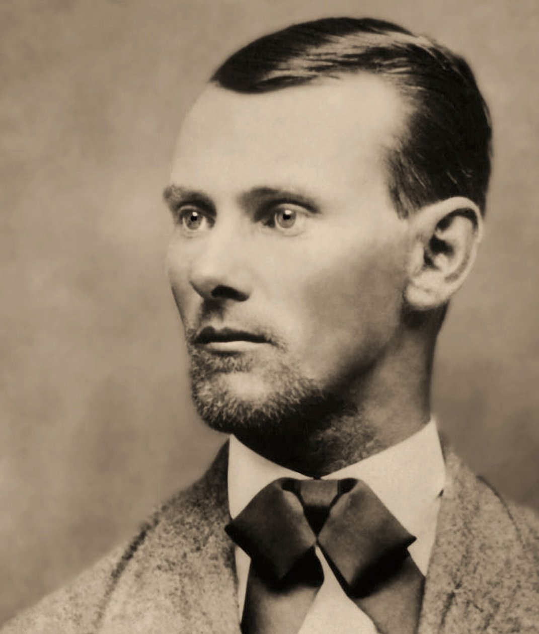 Portrét psance Jesseho Jamese (1847-1882), (foto kabinetu) od American Photographer