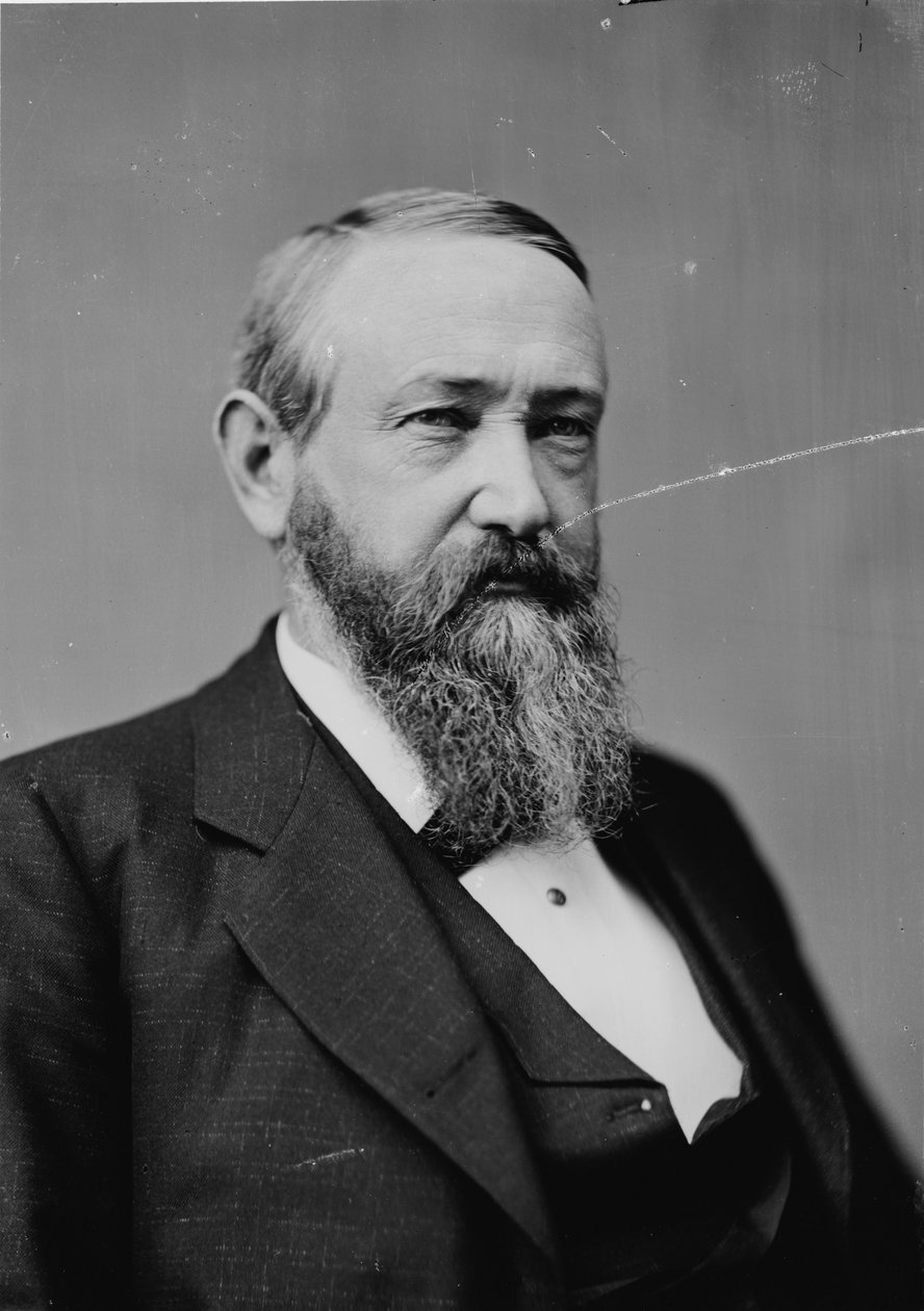 Prezident Benjamin Harrison, kolem 1870-80 od American Photographer