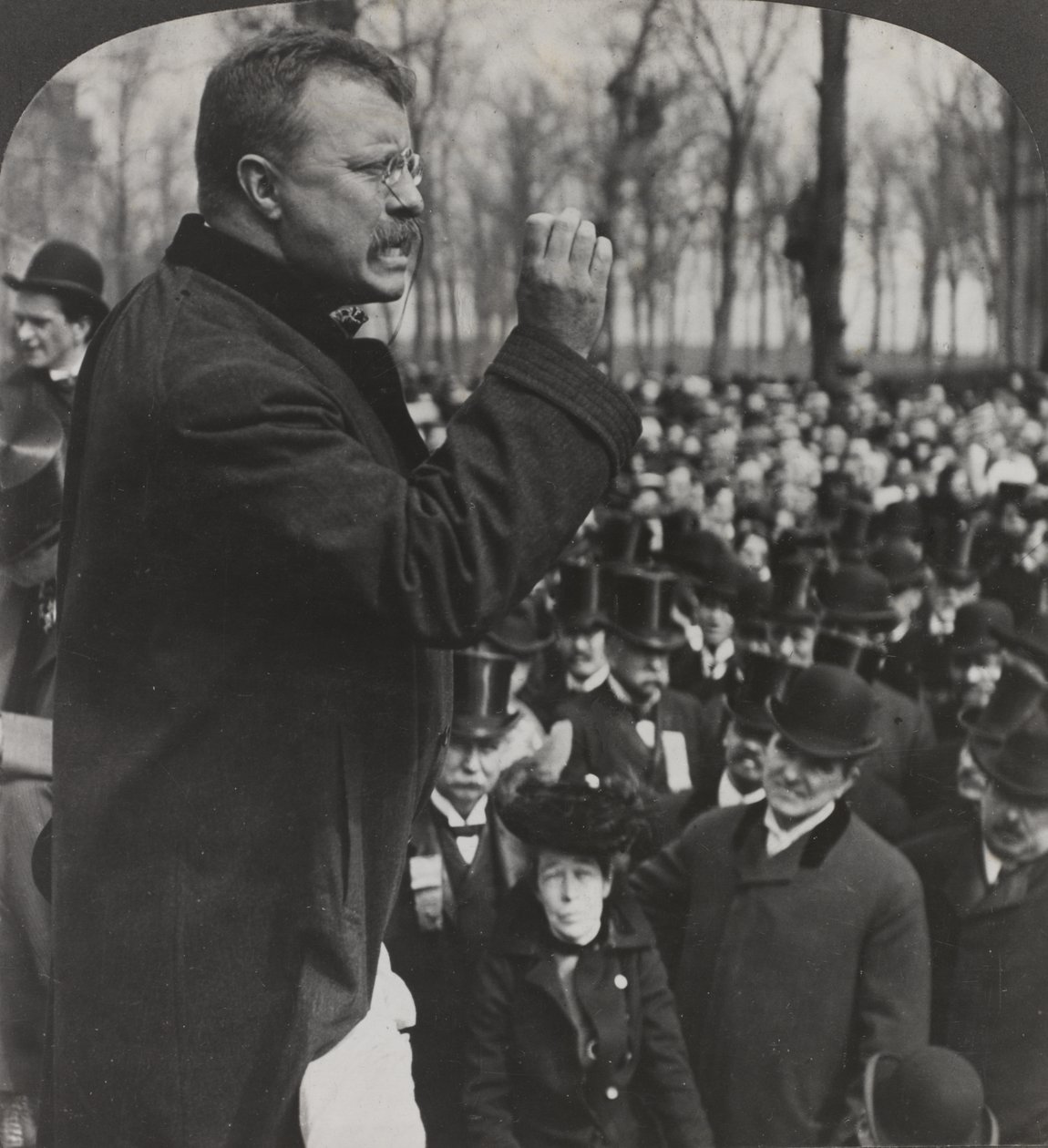 Prezident Roosevelt v Evanstonu od American Photographer