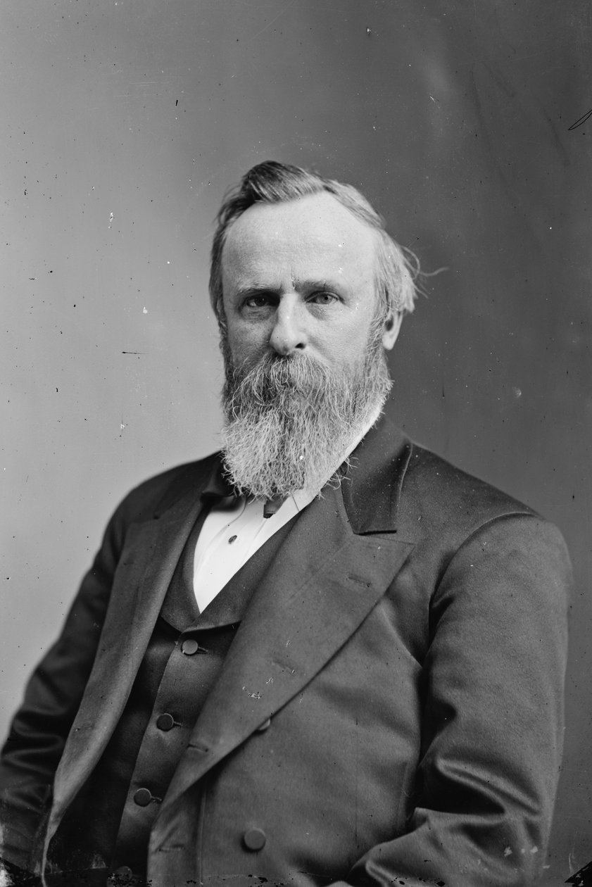 Prezident Rutherford B. Hayes, kolem 1870-80 od American Photographer