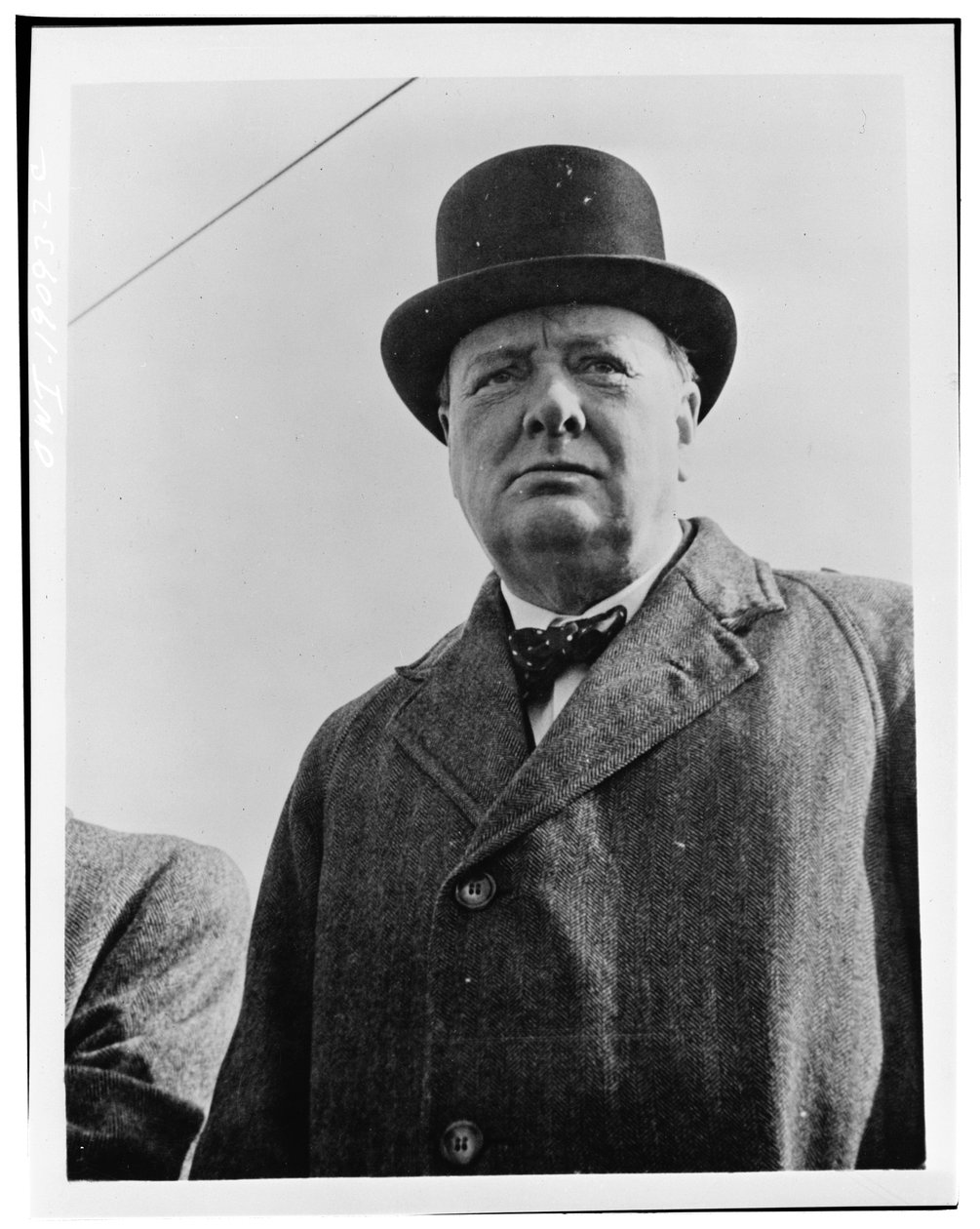 Britský premiér Winston Churchill, asi 1942 (čb fotografie) od American Photographer