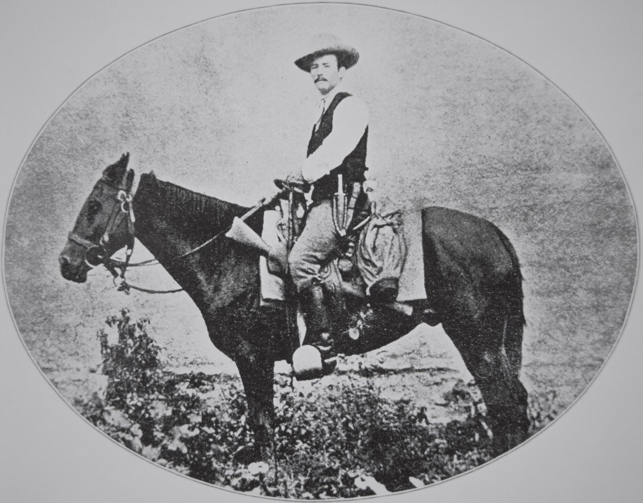 Seržant James B. Gillett (černobílá fotografie) od American Photographer
