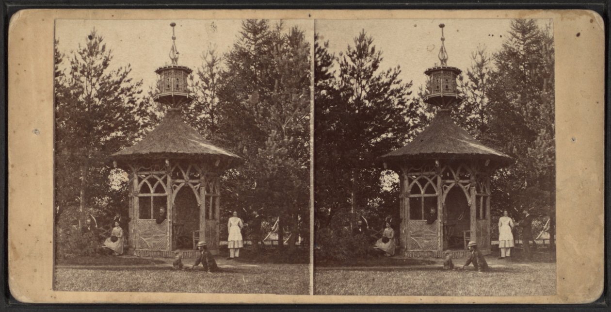 Letní dům, Oneida Community, stát New York, 1873 od American Photographer