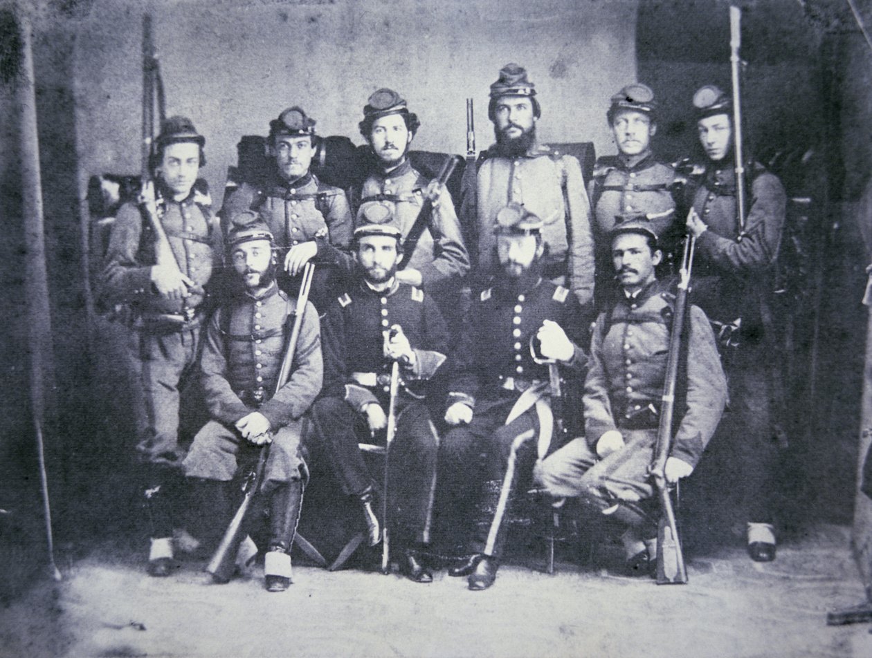 Charleston Zouave Cadets Konfederační armády od American Photographer