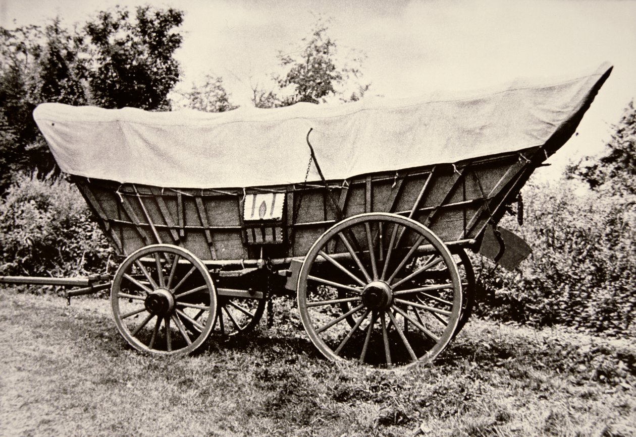 The Prairie Schooner (černobílá fotografie) od American Photographer