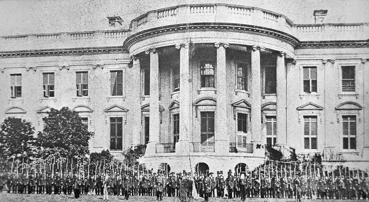 Bílý dům, Washington D.C., na začátku americké občanské války od American Photographer