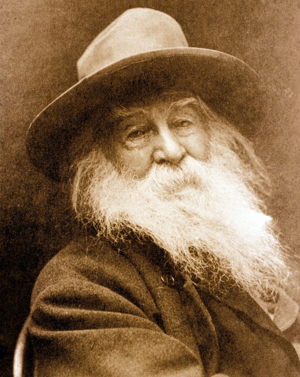 Walt Whitman (černobílá fotografie) od American Photographer