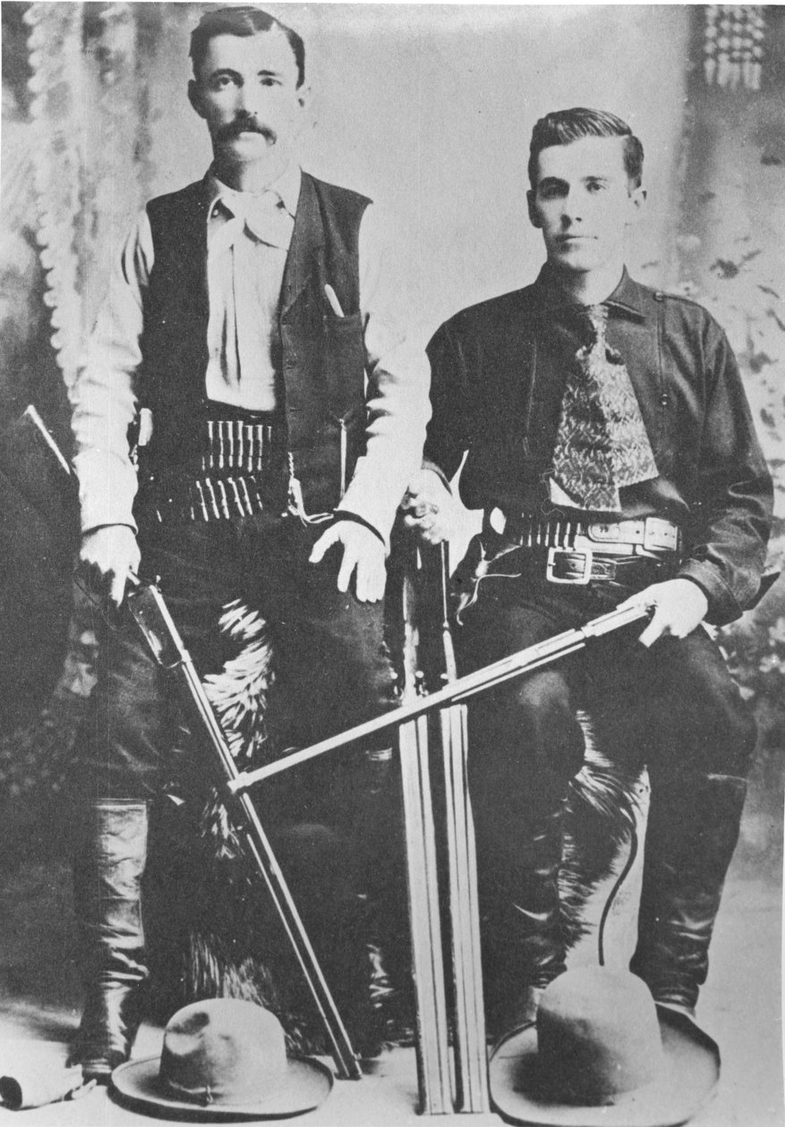 Poslové dostavníků Wells Fargo vyzbrojení brokovnicemi a opakovacími puškami Winchester (černobílá fotografie) od American Photographer