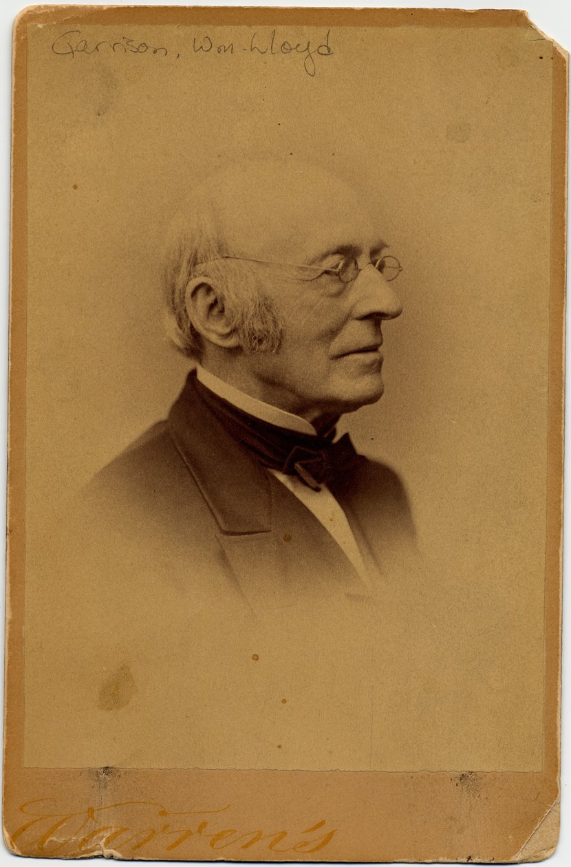 William Lloyd Garrison (1805-79), americký abolicionista, foto George K Warren, Boston (foto alba) od American Photographer