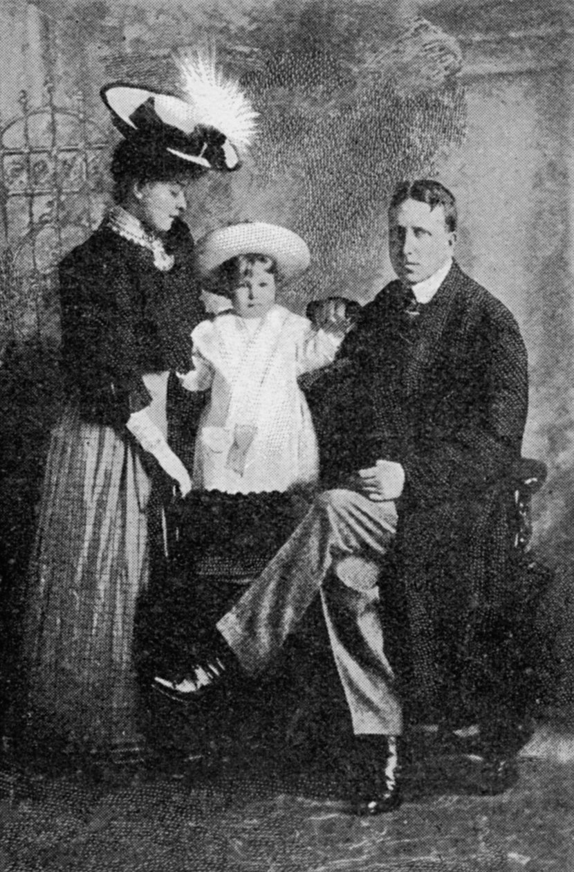 William Randolph Hearst a jeho rodina, publikovaná v The Graphic 27. října 1906 od American Photographer