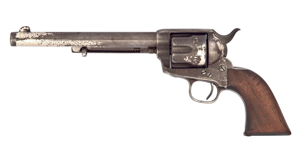 .44-40 "Model 1873" šestiranný jednočinný armádní revolver, Colt, Hartford, 1881 od American School