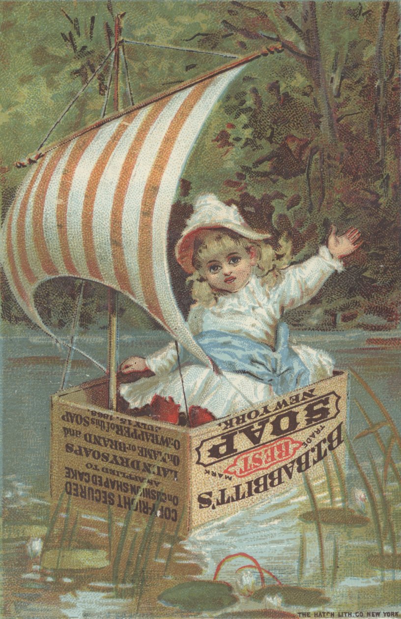 Reklama na Babbitts Best Soap, cca 1880 od American School