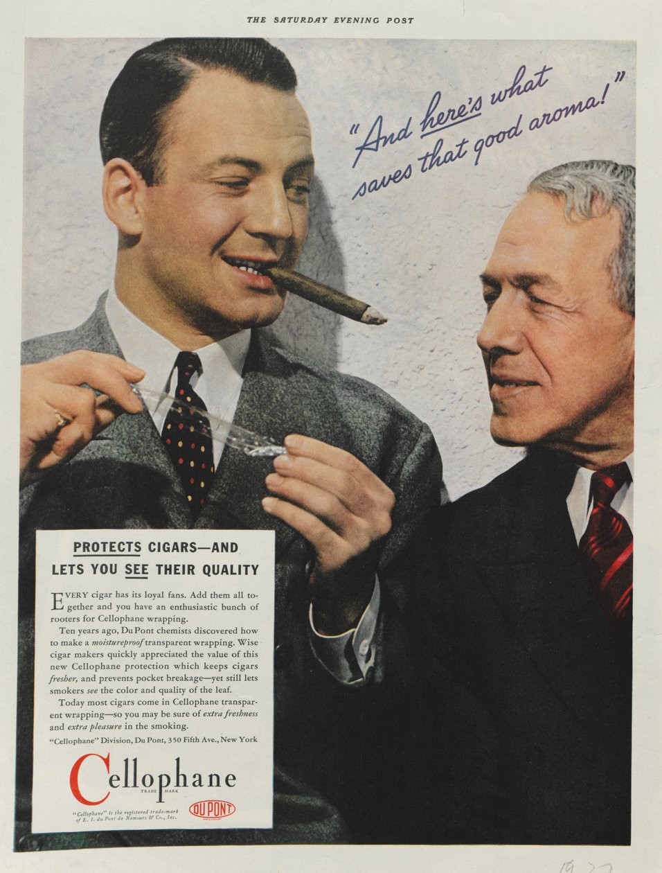 Reklama na DuPont Cellophane, 1937 od American School