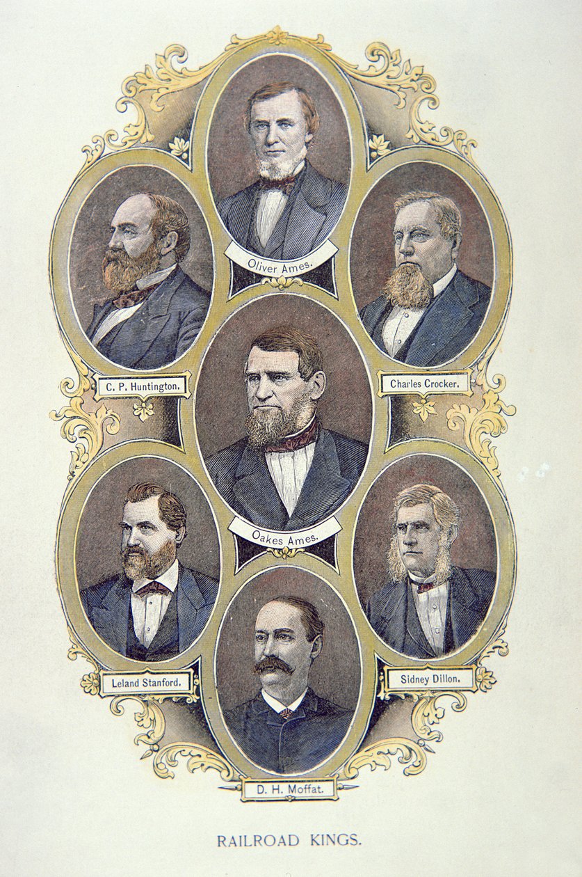 American Railroad Kings (barevné lito) od American School