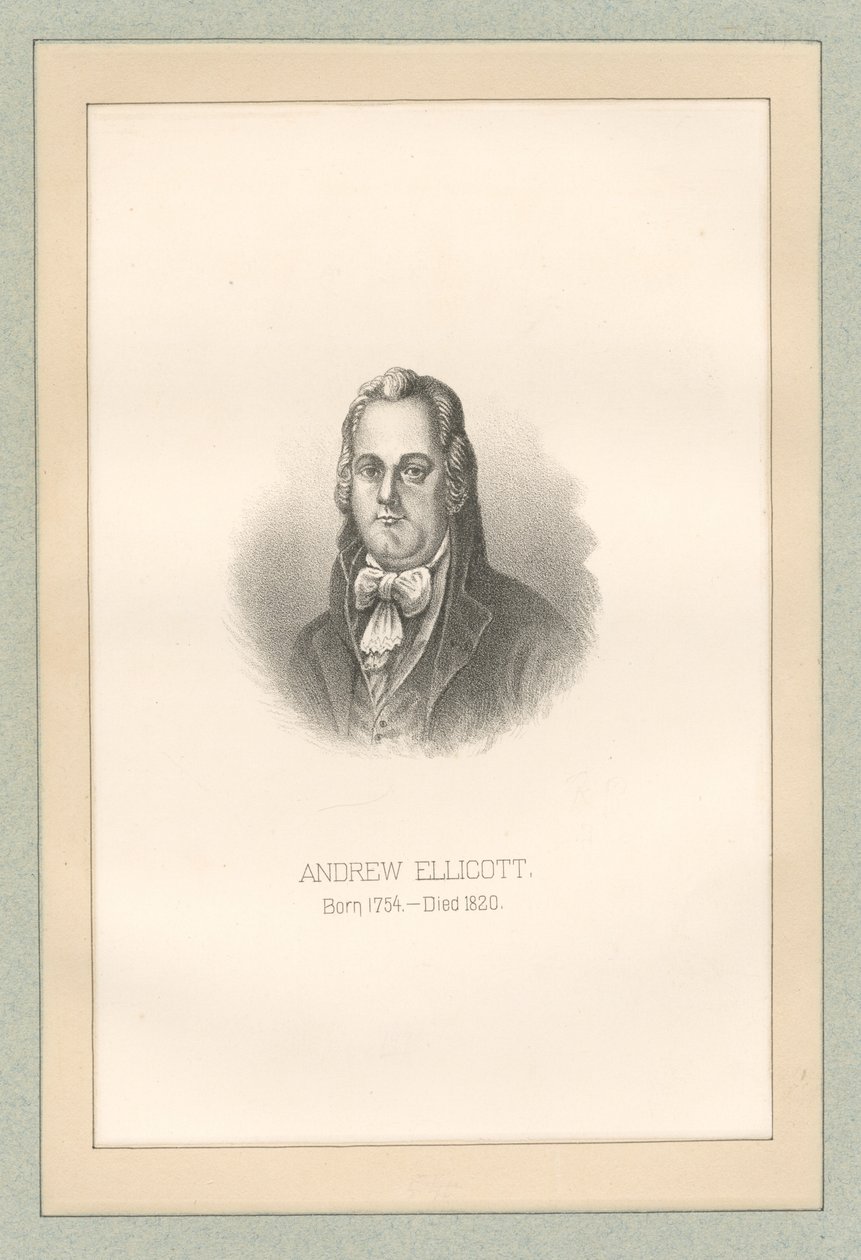 Andrew Ellicot z „Nového národa...“ od Johna Bensona Lossinga od American School