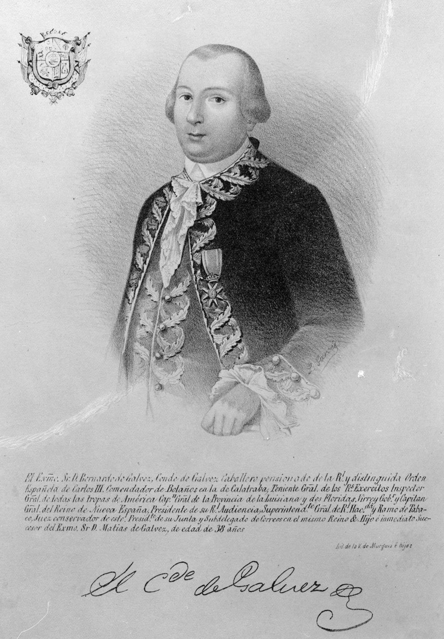 Bernardo de Galvez od American School