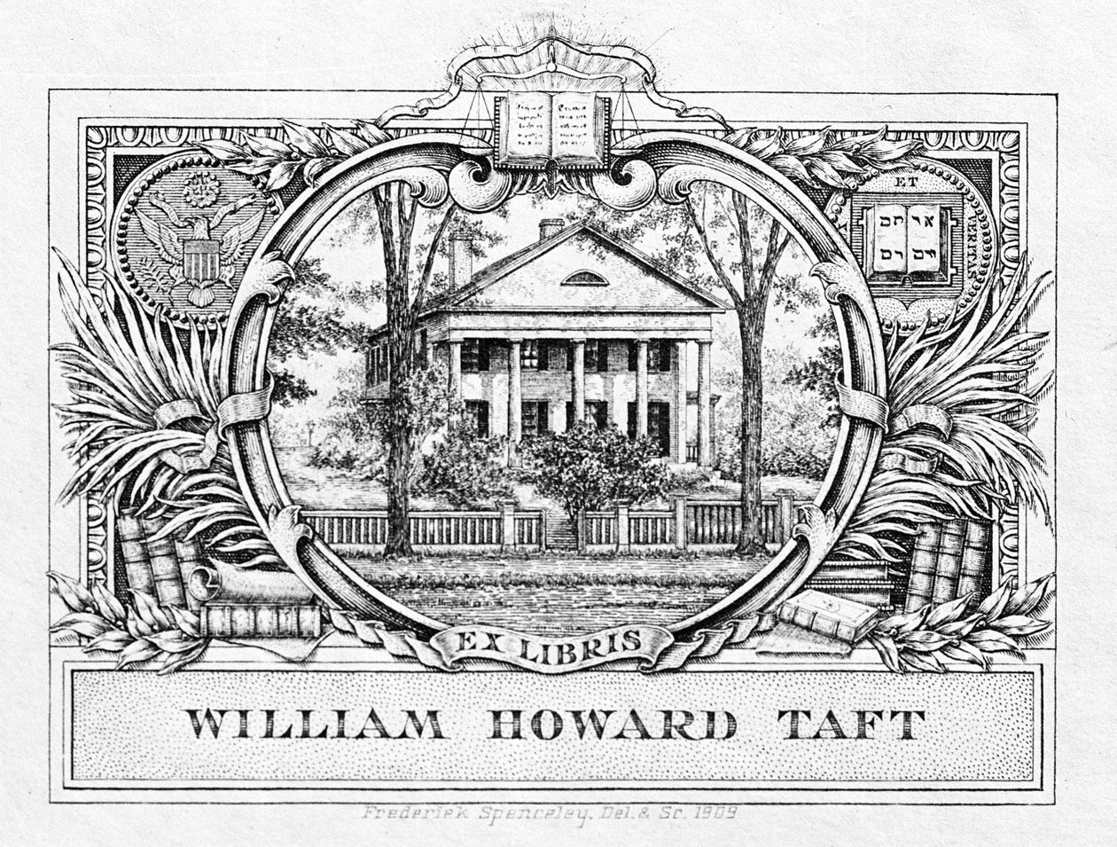Knihovna prezidenta Williama H. Tafta (1857-1930) 1909 (tisk) od American School