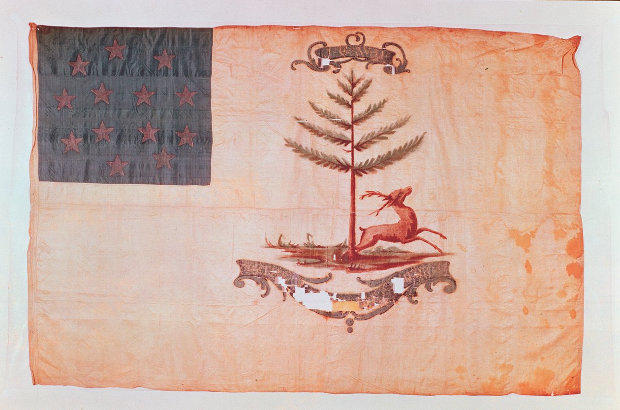 Vlajka Bucks of America, c.1787 od American School