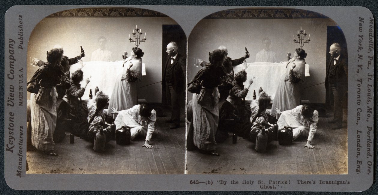 U svatého Patrika! Theres Brannigans duch (stereograf) od American School