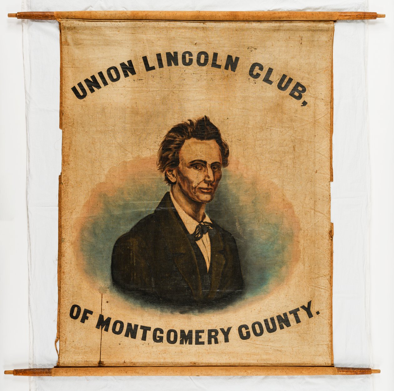 Banner kampaně pro Abraham Lincoln, Montgomery County od American School