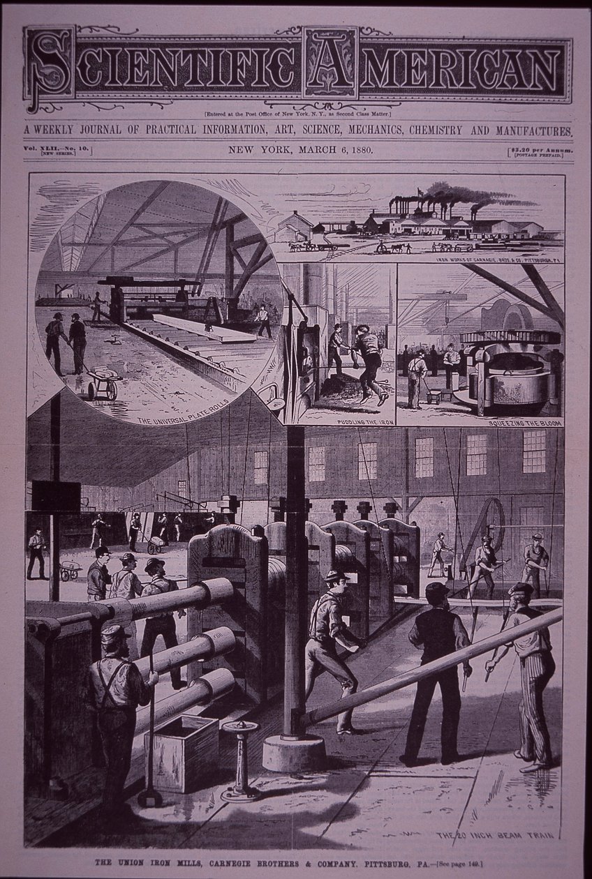 Carnegie Union Iron Mills, Pittsburgh, Pennsylvania od American School