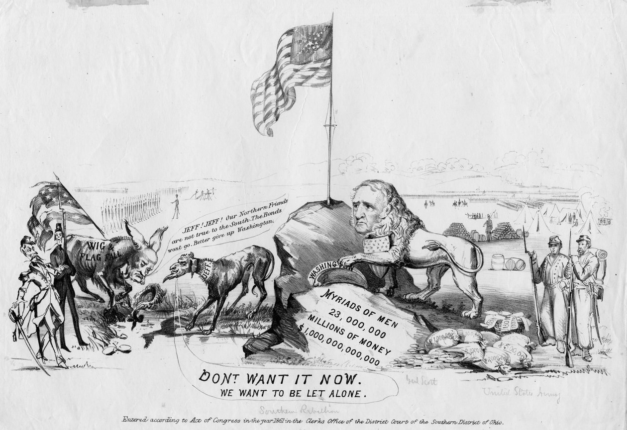 Dont want it now: chceme zůstat sami, publikováno v Ohiu, 1861 od American School