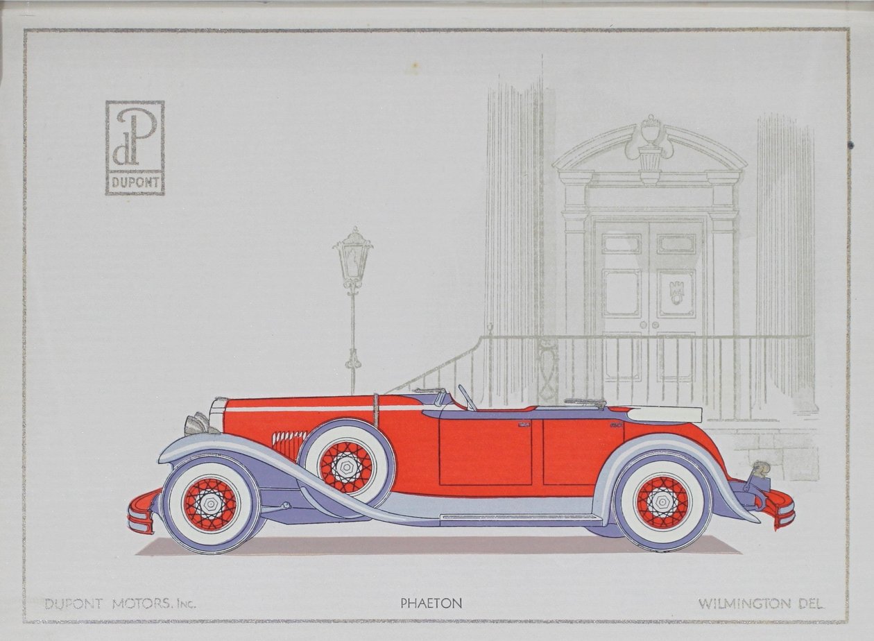 DuPont Motor Cars: Phaeton, 1921 od American School