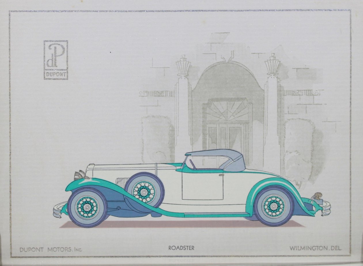 DuPont Motor Cars: Roadster, 1921 od American School