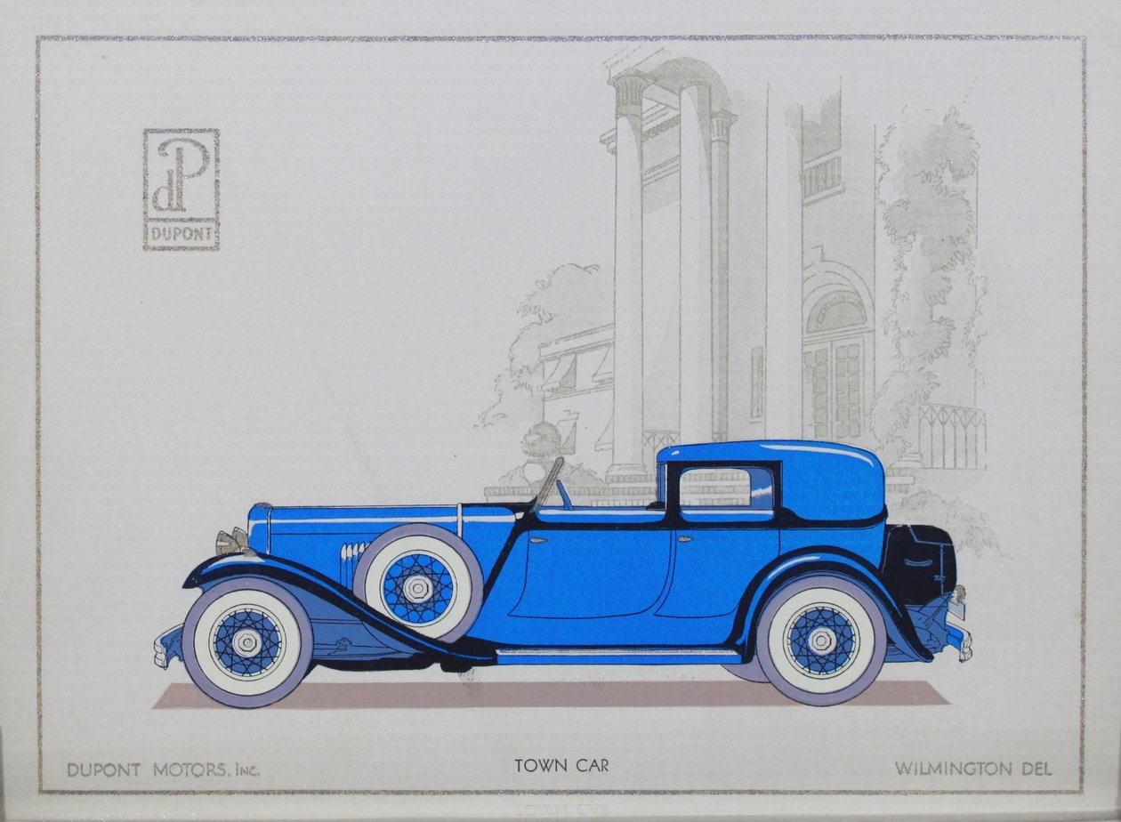 DuPont Motor Cars: Town Car, 1921 od American School