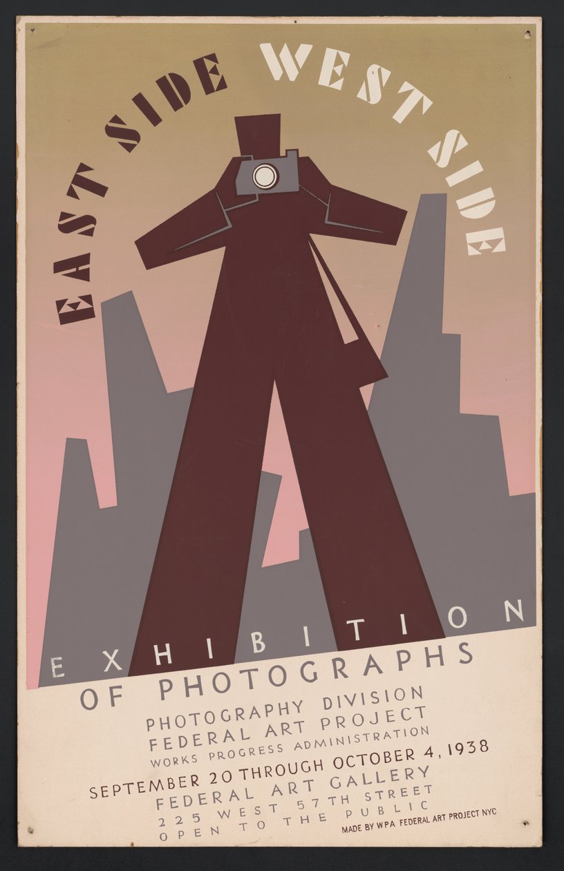 Východní strana, Západní výstava fotografií, New York City od American School