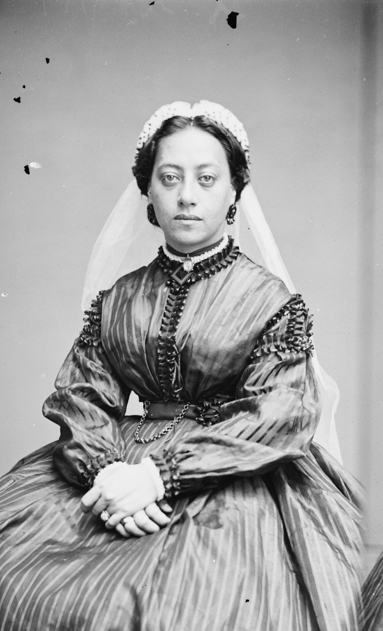 Emma, královna Sandwichových ostrovů, 1855-65 od American School