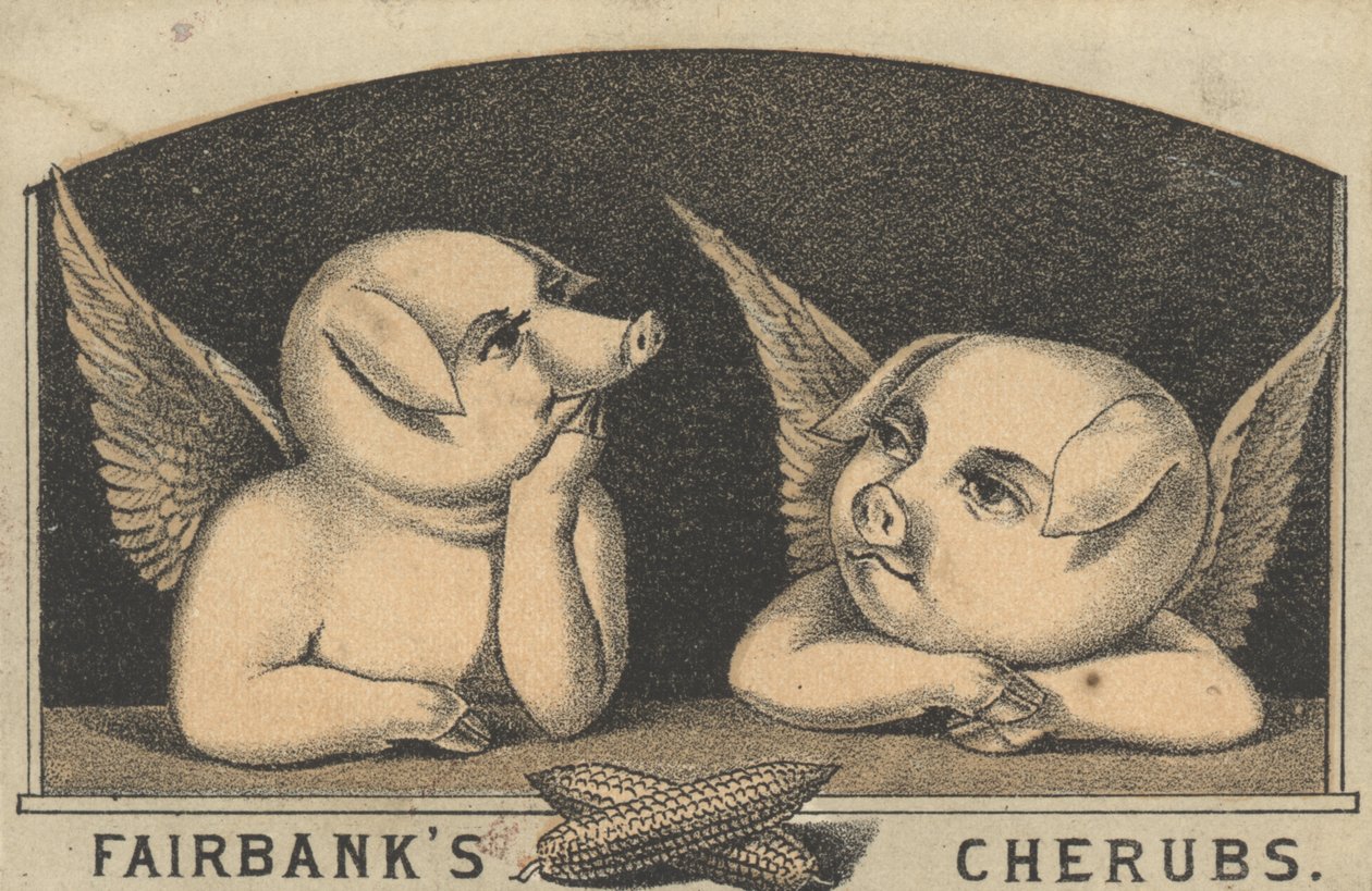 Fairbanks Cherubs, reklama na Fairbank Lard, cca 1880 od American School
