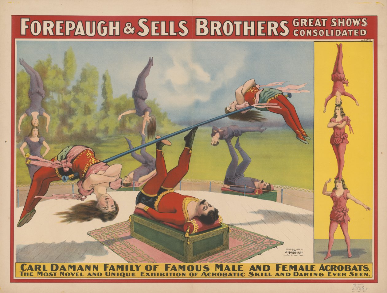 Velké koncerty Forepaugh & Sells Brothers konsolidované, 1899 od American School