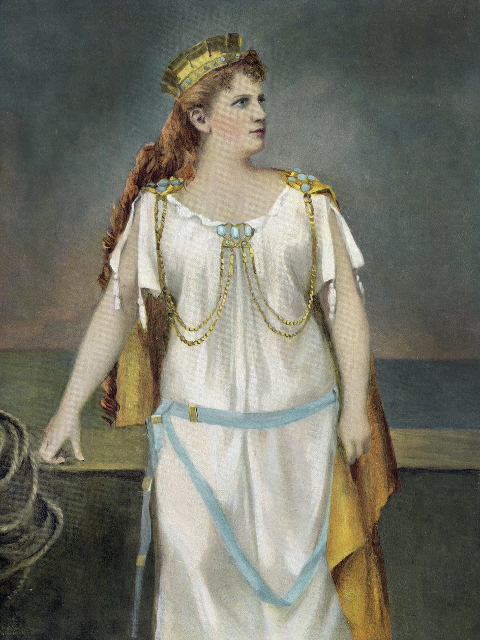 Frau Katherine Klafsky jako Isolde, nakladatelství D. Appleton & Co., New York, tisk Goupil, 1893 (tiskový tisk) od American School