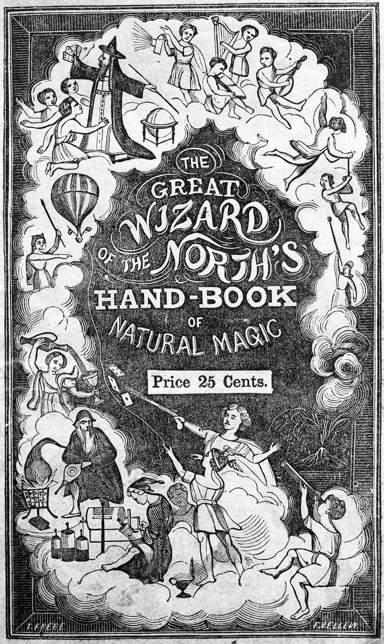 Přední strana obálky The Great Wizard of the Norths Handbook of Natural Magic od Johna H. Andersona od American School