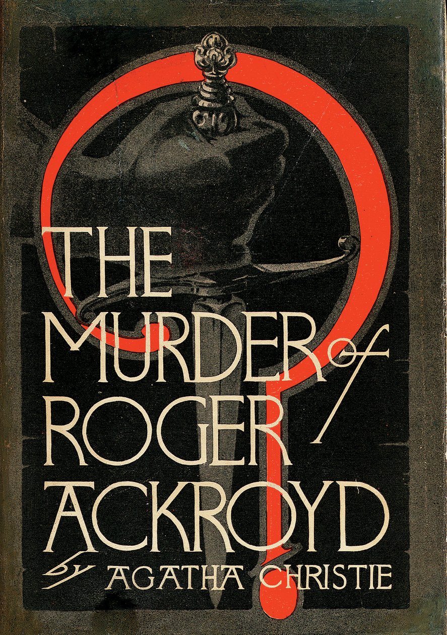 Obálka knihy "The Murder or Roger Ackroyd" od Agathy Christie od American School