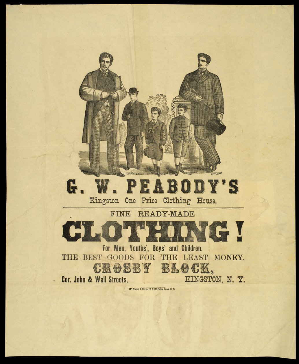 G.W. Peabodys Kingston One Price Clothing House od American School