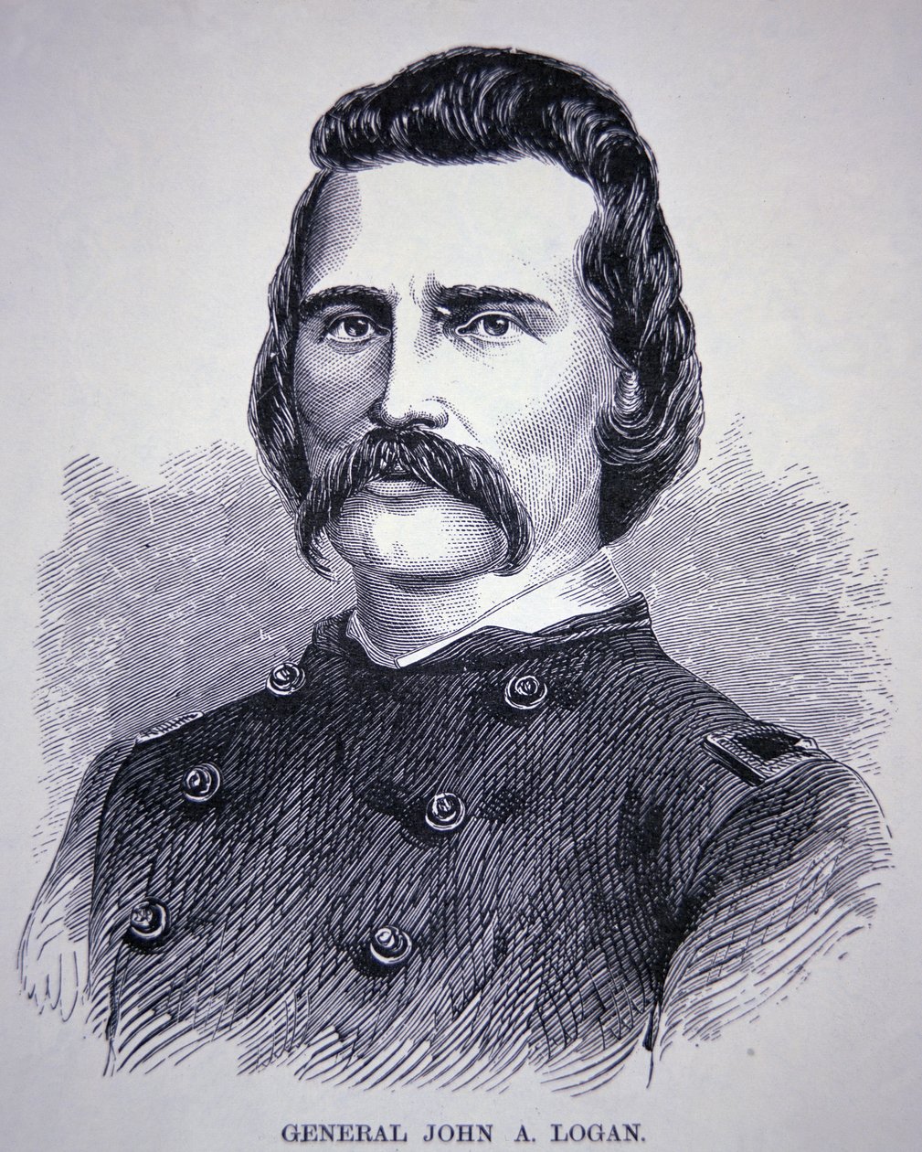 Generál John Alexander Logan (1826-86) (rytina) od American School