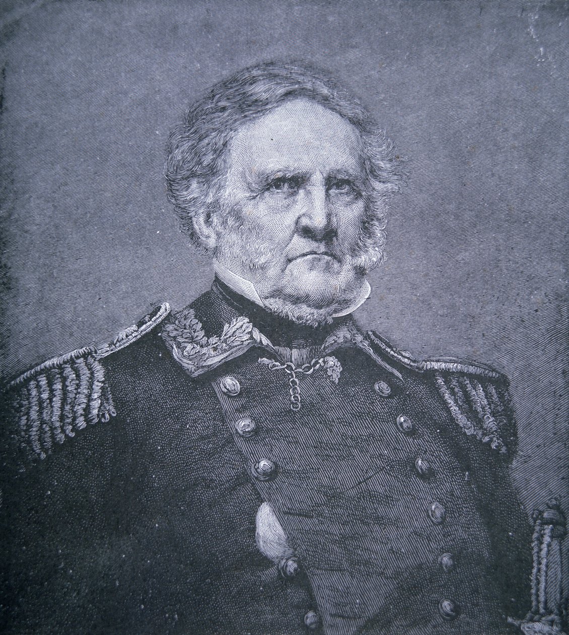 General Winfield Scott (1786-1866) (rytina) od American School