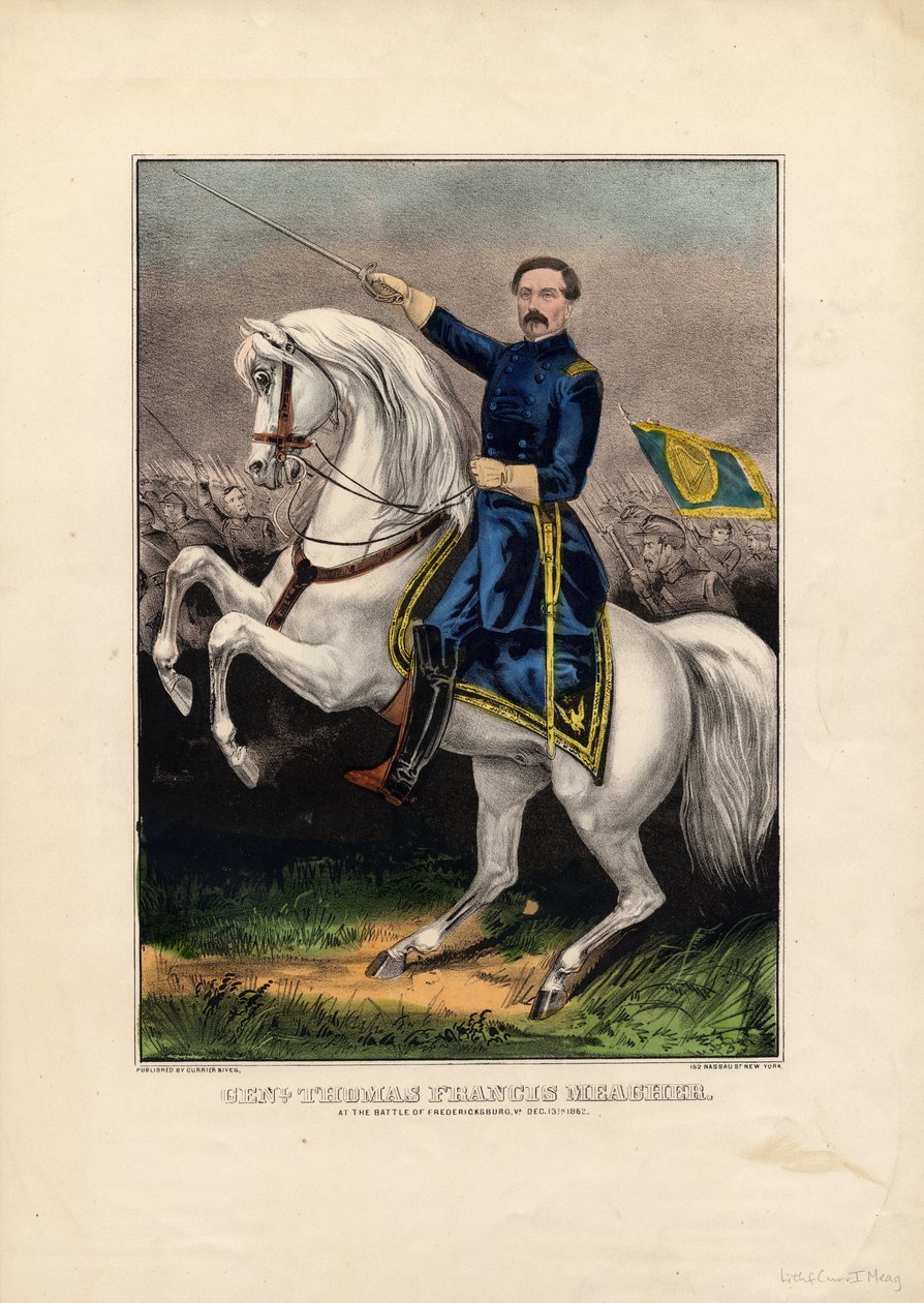 Genl. Thomas Francis Meagher, hospoda. od Currier & Ives, kolem roku 1862 od American School
