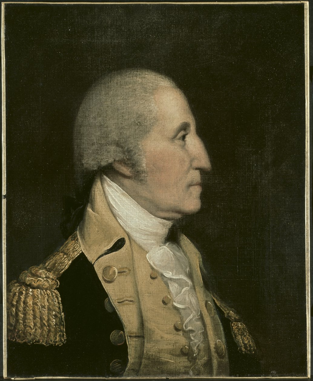 George Washington, kolem 90. let 18. století od American School