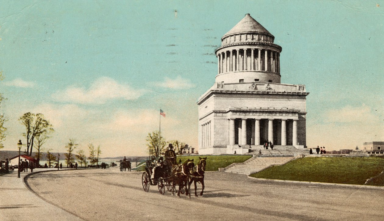 Grantova hrobka, Riverside Drive, New York, cca 1900-10 od American School