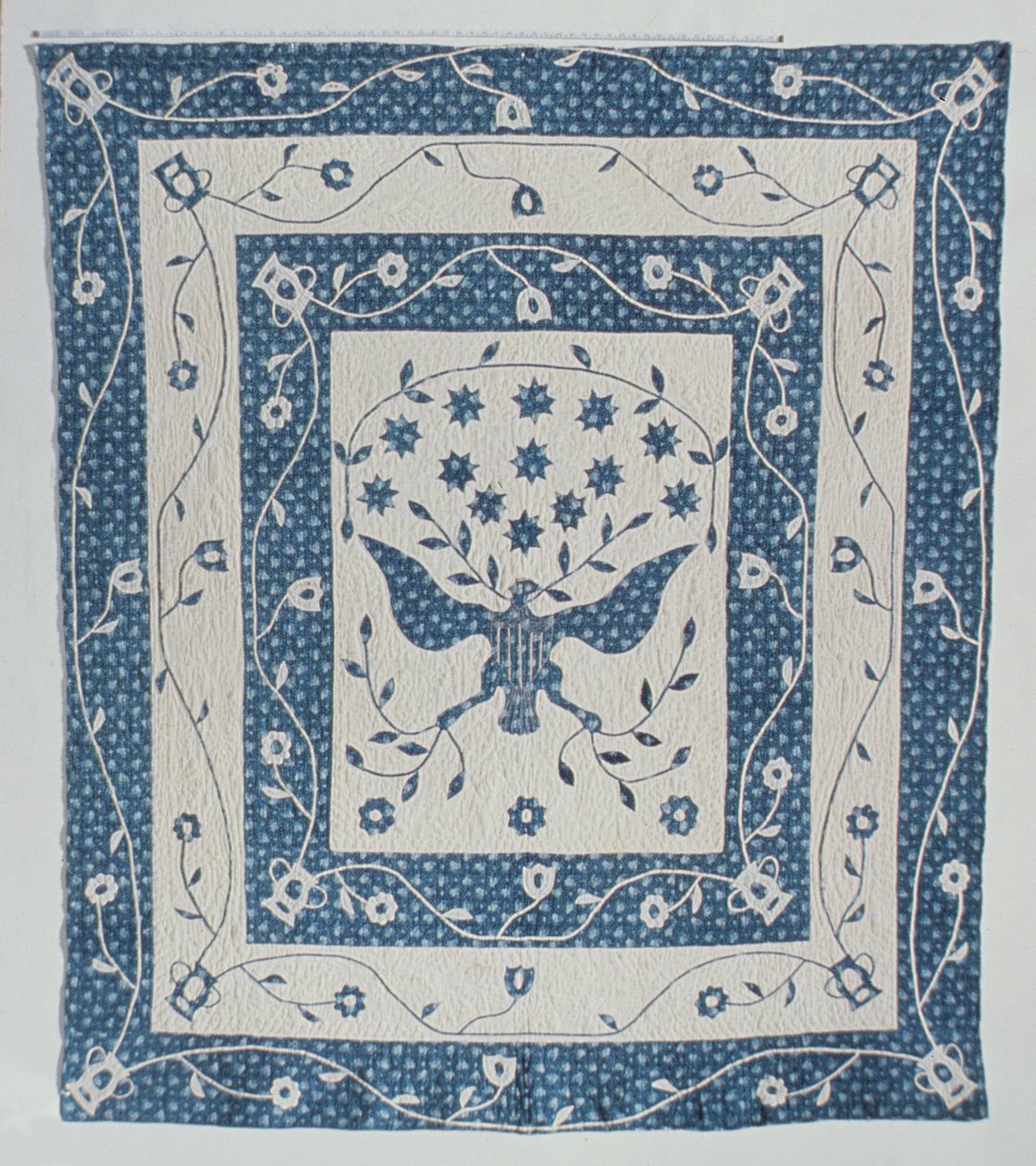 Great Seal of United States Quilt od Susan Strong, Maryland nebo Ohio, c.1830 od American School