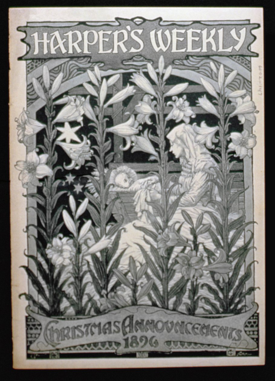 Harpers Weekly, Vánoční oznámení 1896 od American School