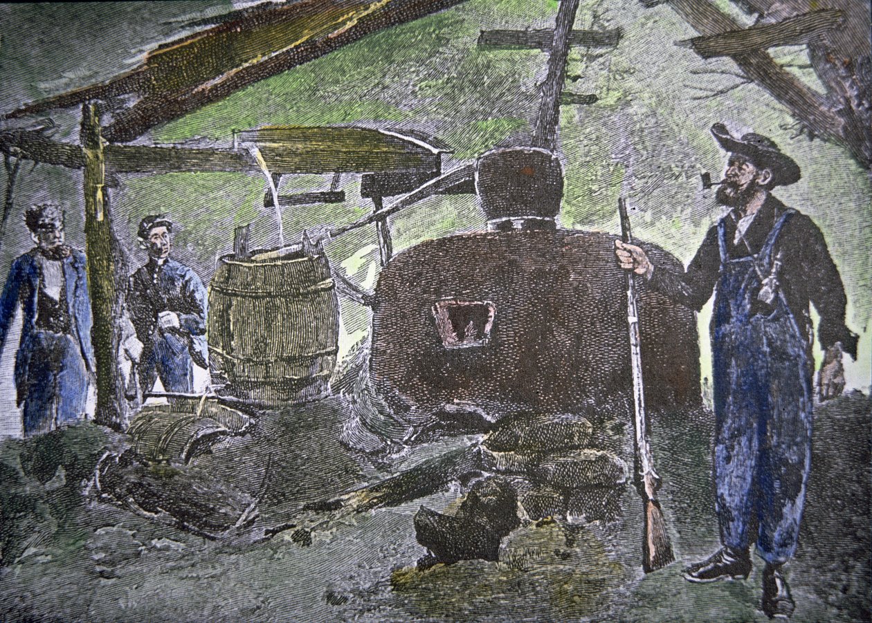 „Hill-Billy Moonshine Still“ od American School
