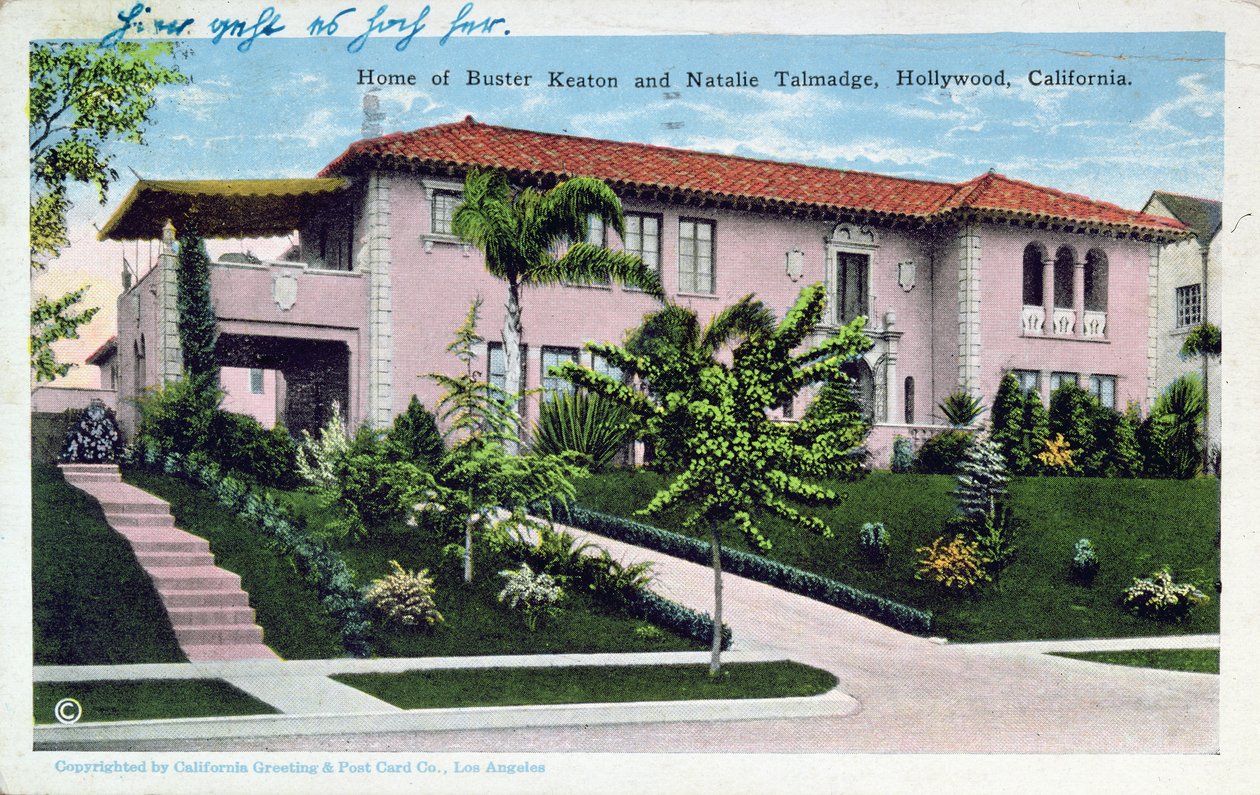 Domov Bustera Keatona a Natalie Talmadge v Hollywoodu, 1930 od American School