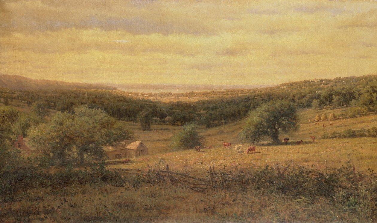 Výhled na řeku Hudson od American School